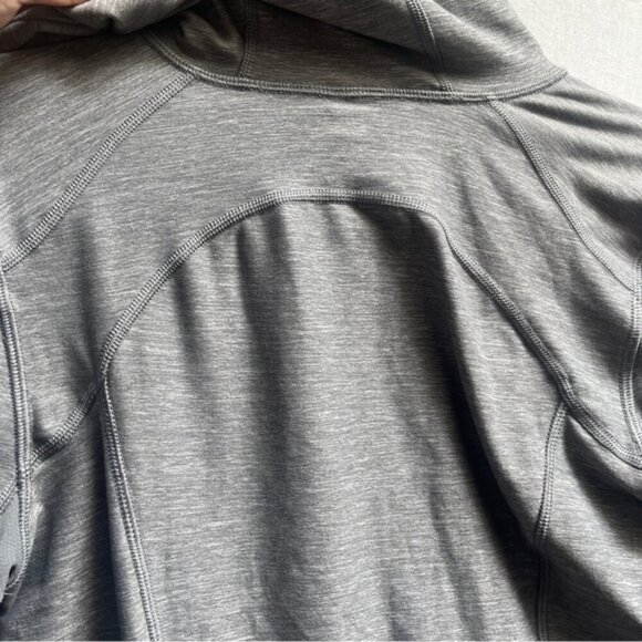 Lululemon Athletica dance studio hooded full zip jacket Sz 8 - Picture 5 of 13